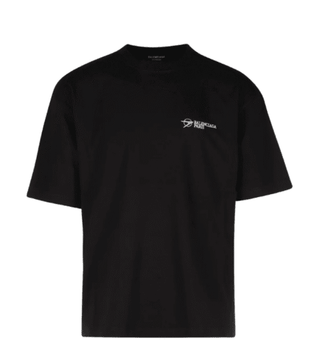 balenciaga black t shirt