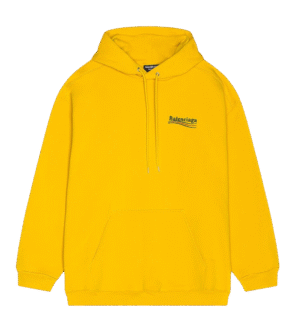 balenciaga yellow hoodie