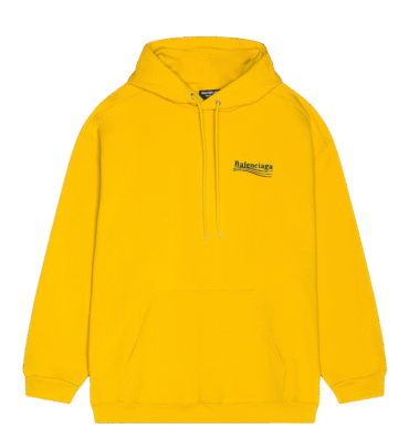 balenciaga yellow hoodie