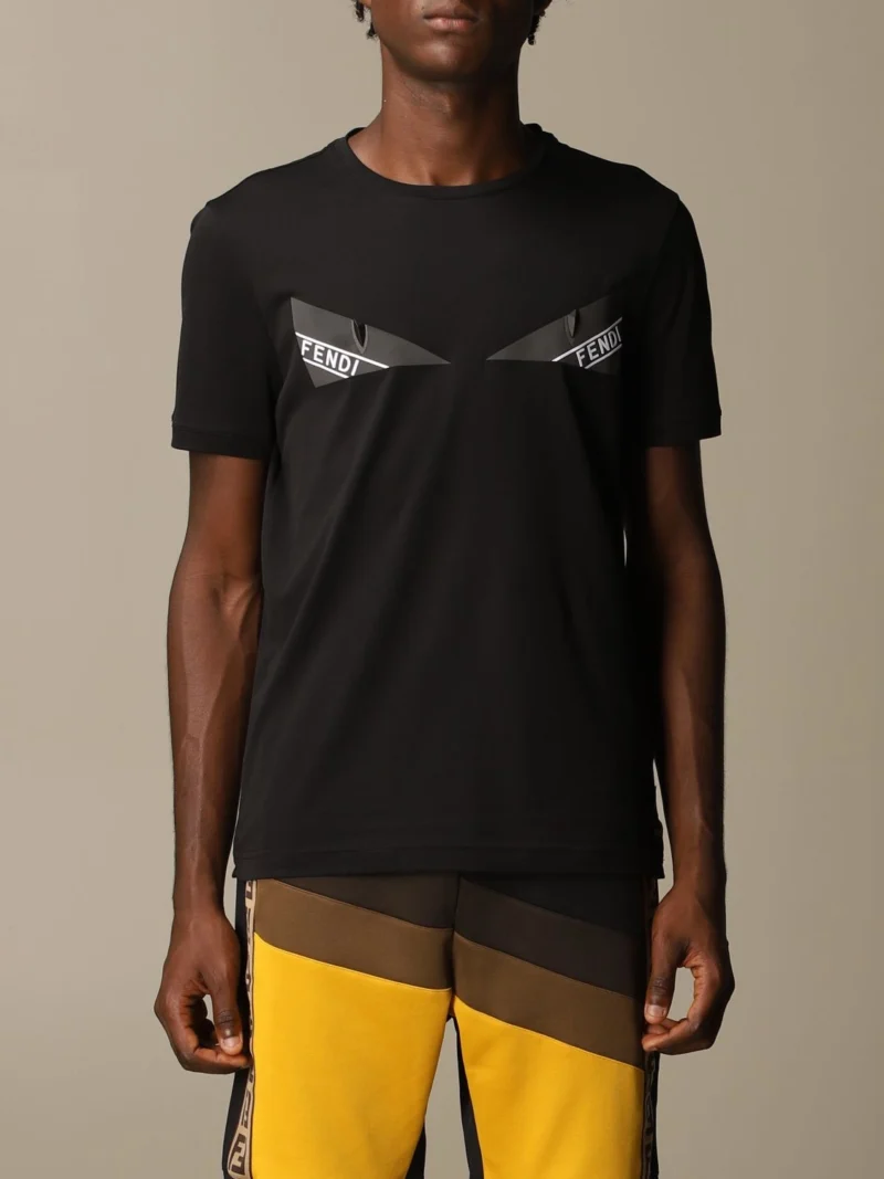 Fendi Monster Eye Graphic Logo T-Shirt - Image 2