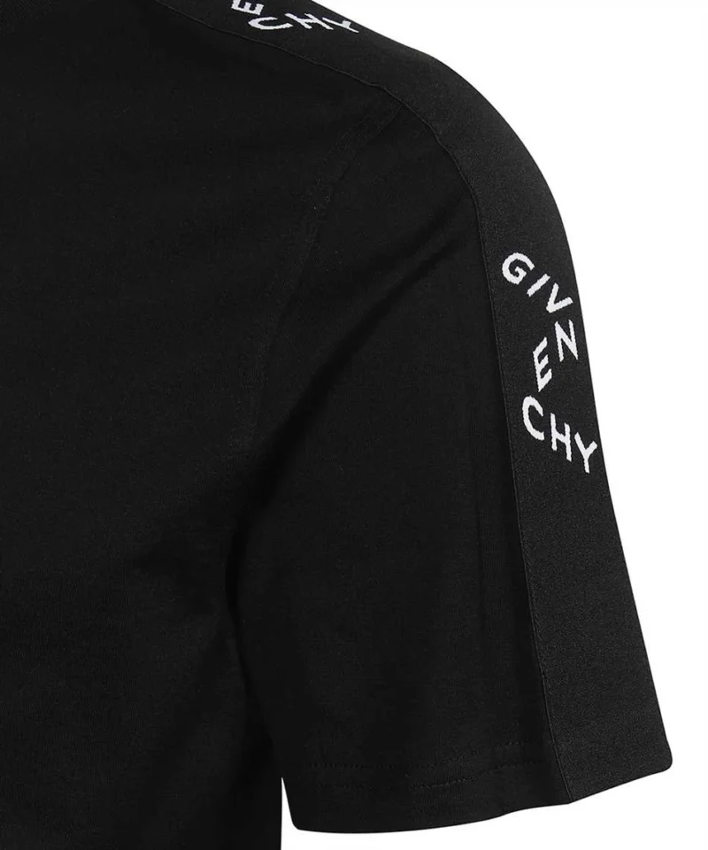 Givenchy Sleeve Tape Band Logo T-Shirt - Image 4
