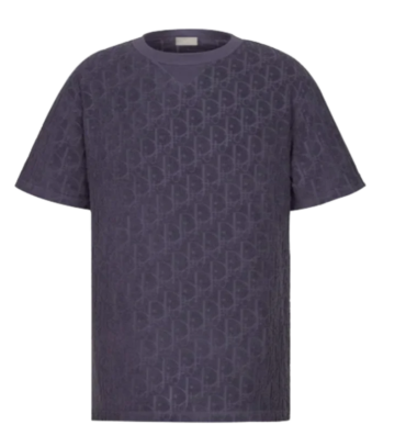 Dior Oblique Relaxed-Fit T-Shirt Rose Violet