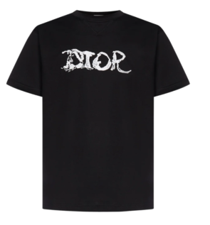 Dior Men Black Peter Doig Limited T-Shirt