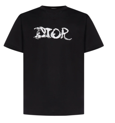 Dior Men Black Peter Doig Limited T-Shirt