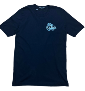 Dolce & Gabbana Dream Embroidered Logo Men’s Blue T-Shirt