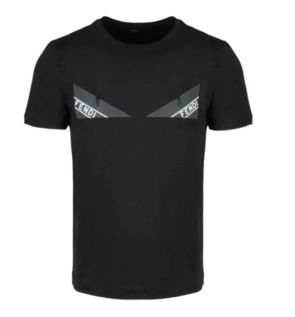 Fendi Monster Eye Graphic Logo T-Shirt