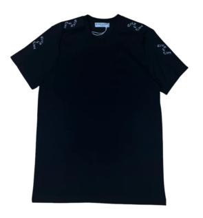 Givenchy Sleeve Tape Band Logo T-Shirt
