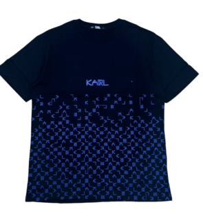KARL LAGERFELD ARCADE T SHIRT -BLACK.
