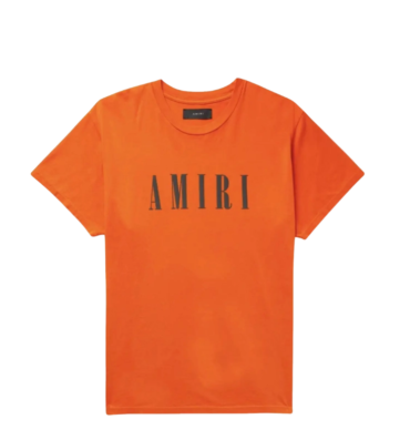 Men’s Fashion Orange Amiri Graphic