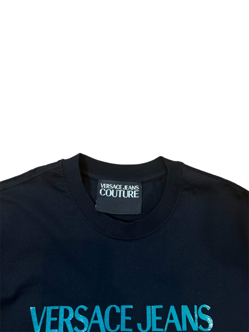 Versace Jeans Couture Graphic Logo Printed Crewneck T-Shirt - Image 4