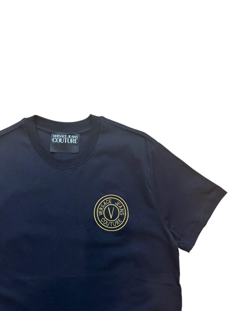 Versace Jeans Couture Logo Embroidered Crewneck T-Shirt - Image 2