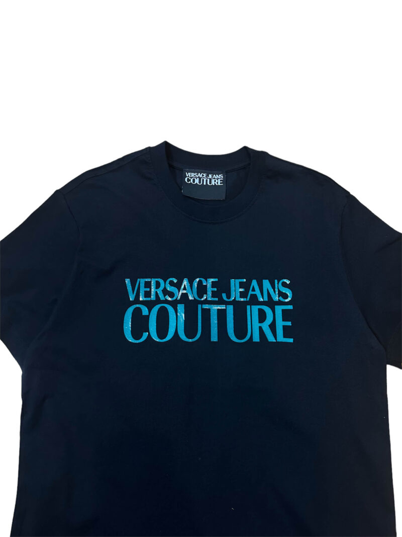 Versace Jeans Couture Graphic Logo Printed Crewneck T-Shirt - Image 2