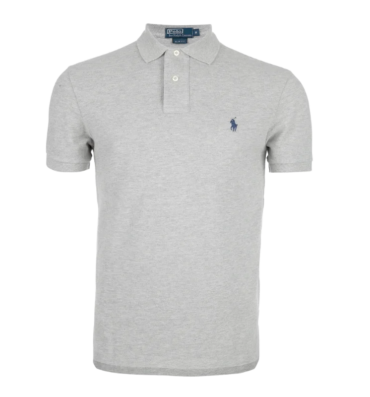 Polo Ralph Lauren Slim Fit Mesh Polo Shirt - Grrey