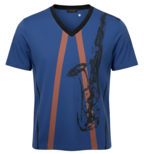 Prada Vintage Graphic V-neck T-shirt