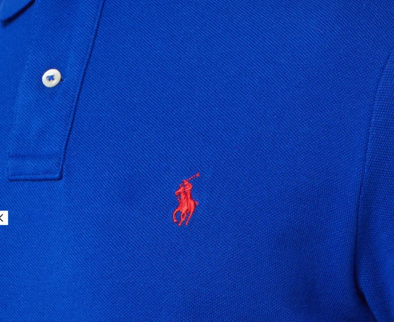 Polo Ralph Lauren Men's Custom Slim Fit Polo Shirt – Heritage Royal - Image 5