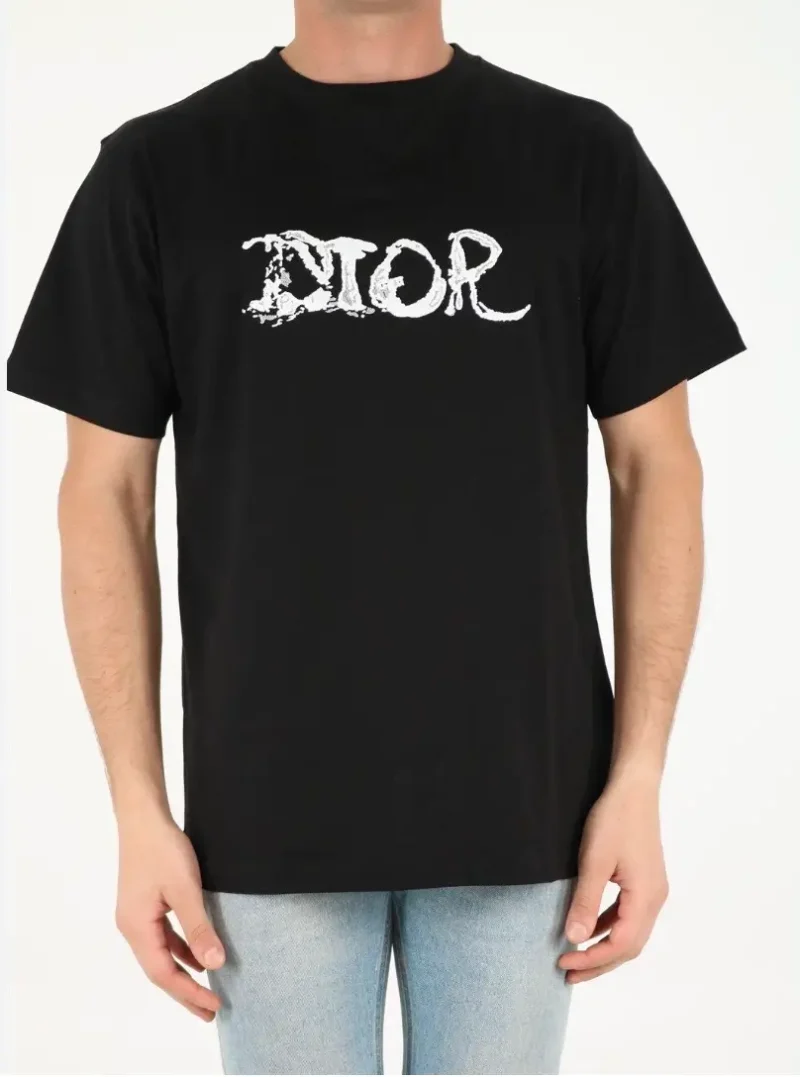 Dior Men Black Peter Doig Limited T-Shirt – Luxury Fashion Homme Tee - Image 2
