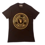 Versace Jeans Couture Metallic Graphic Logo Printed Crewneck T-Shirt (2)