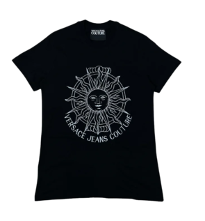 Versace Jeans Couture Sun Logo Embroidery Crewneck T-Shirt
