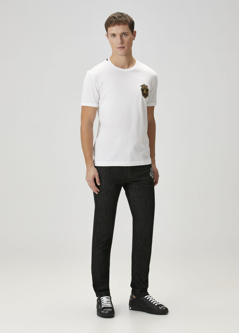 VERSACE JEANS COUTURE LOGO PATCH T SHIRT - Image 6