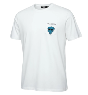 Karl Lagerfeld Alligator Embroidered T-shirt
