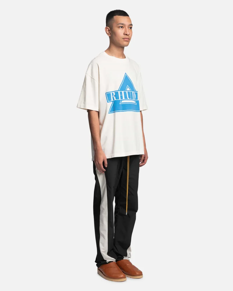 Rhude Triangle Tee Off-White Shirt – Luxury Graphic Streetwear - Image 2