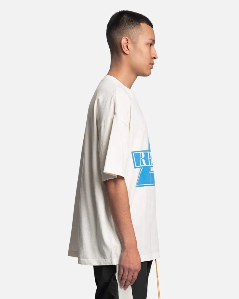 Rhude Triangle Tee Off-White Shirt – Luxury Graphic Streetwear - Image 4