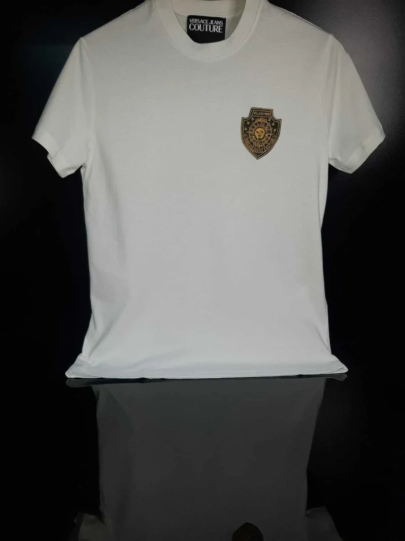 VERSACE JEANS COUTURE LOGO PATCH T SHIRT - Image 5