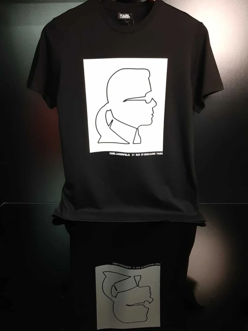 Karl Lagerfeld Graphic Logo Print T-Shirt Black – Luxury Designer Tee - Image 5