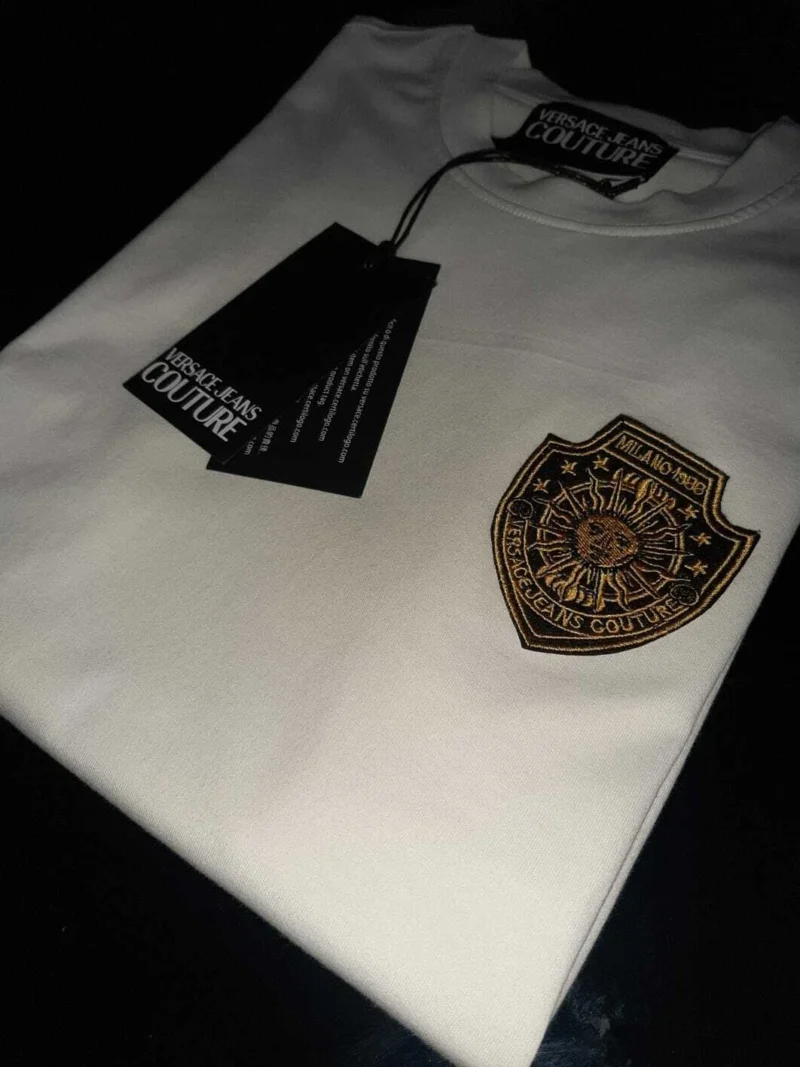 VERSACE JEANS COUTURE LOGO PATCH T SHIRT - Image 2