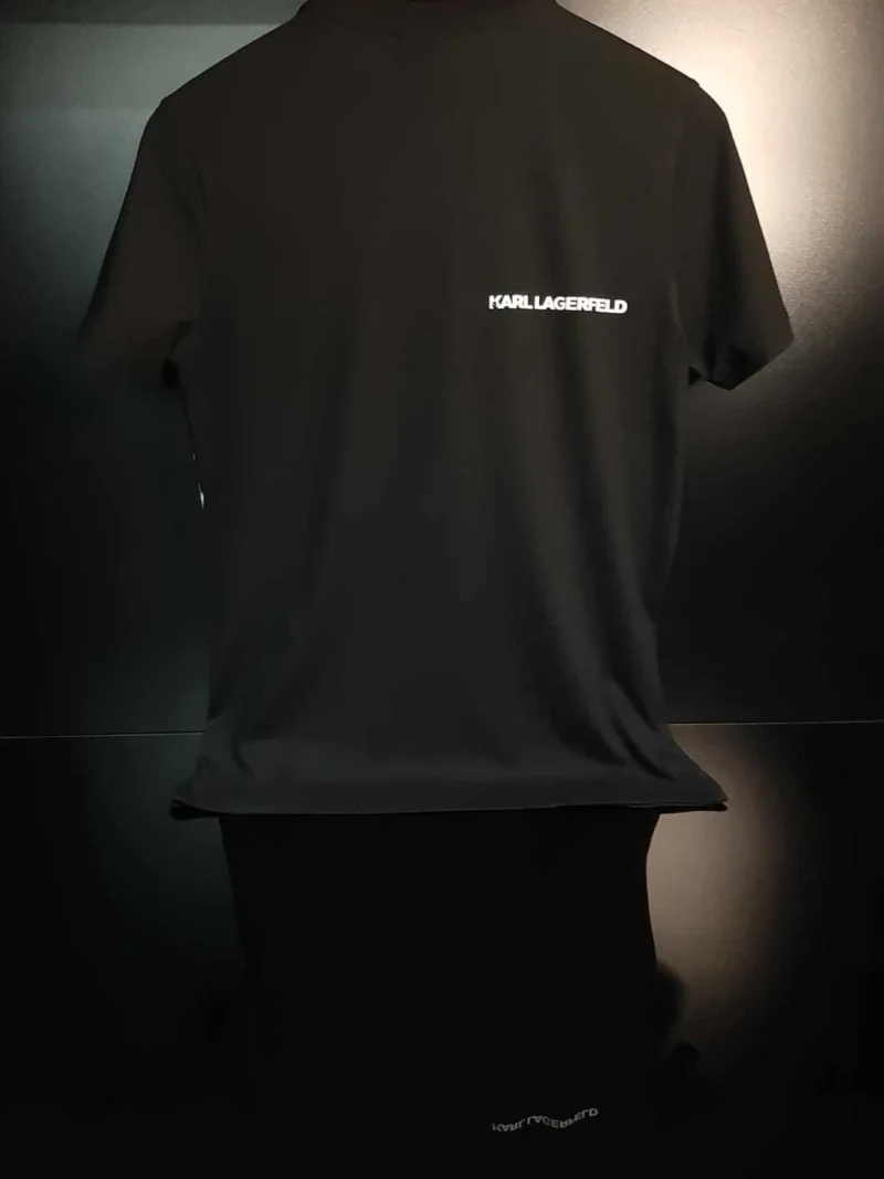 Karl Lagerfeld Logo Print T-Shirt Black – Luxury Designer Tee - Image 4