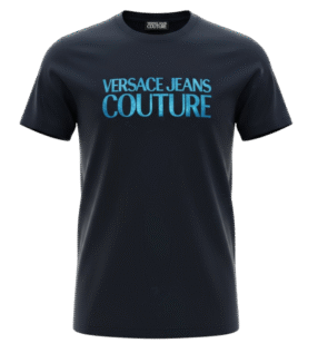 Versace Jeans Couture Graphic Logo Printed Crewneck T-Shirt
