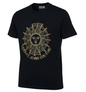 Versace Jeans Couture Sun Logo Embroidered T-Shirt