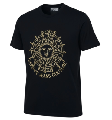 Versace Jeans Couture Sun Logo Embroidered T-Shirt
