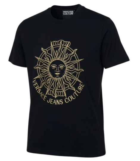 Versace Jeans Couture Sun Logo Embroidered T-Shirt