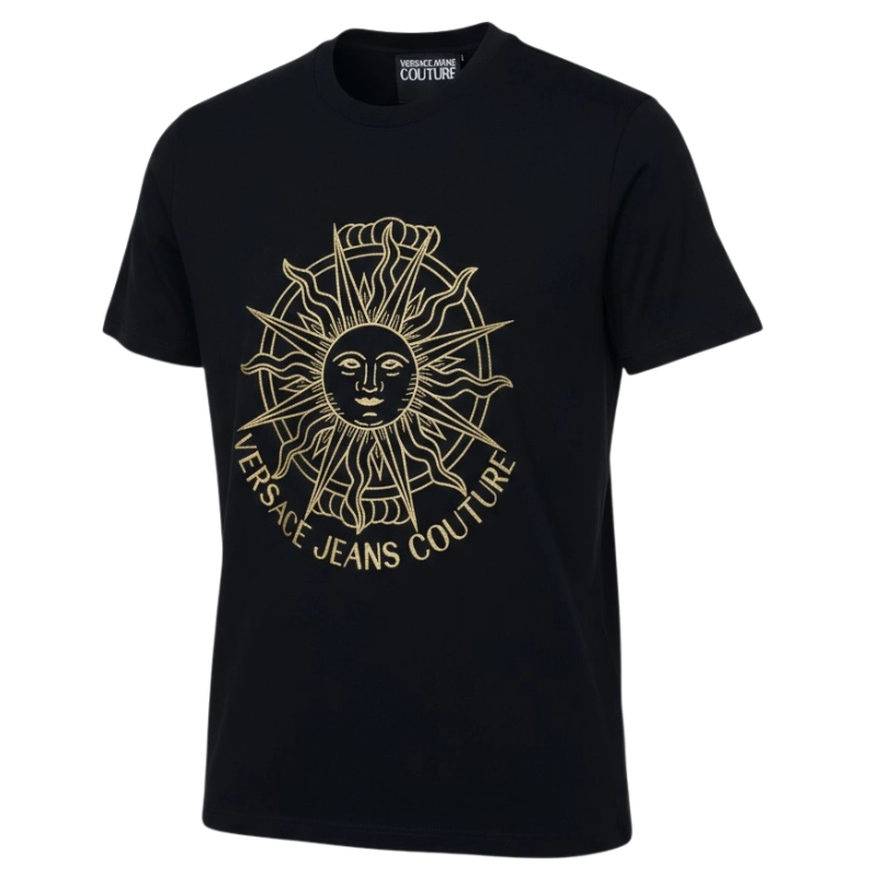 Versace Jeans Couture Sun Logo Embroidered T-Shirt