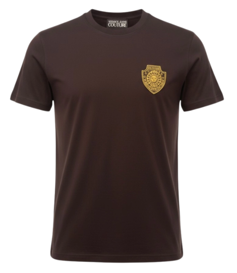 Versace Jeans Couture Logo Patch Crewneck T-Shirt