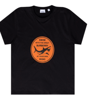 Burberry BLACK Logo-printed T-shirt