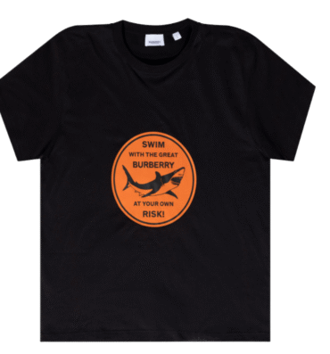 Burberry BLACK Logo-printed T-shirt