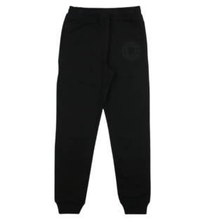 Burberry Black Cotton Logo Sweatpants