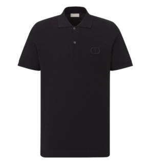 Dior CD Icon Polo Shirt Black